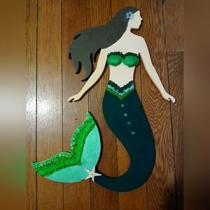 Mermaid wall hanging